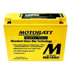 Motobatt battery, MB16AU