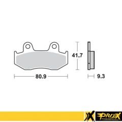 ProX Rear Brake Pad YFZ450 '06-13 + YFZ450R '09-15 - 37.208002