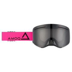 AMOQ Vision Vent+ Magnetic Goggles Pink-Black - Smoke