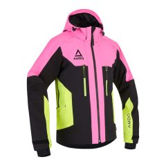 AMOQ Aspect Womens Jacket Pink/Black/HiVis