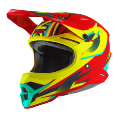 ONeal Helmet 3-serie Riff 2.0 Red/Yellow Fluo