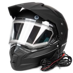 MT Duo Sport, matt black, with electric visor