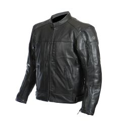 Sweep Daytona waterproof leather jacket, black