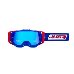 Just1 Goggle Iris 2.0 Suit Blue - Red - White Mirror Blue Lens