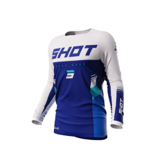 Shot Jersey Contact Tracer Blue