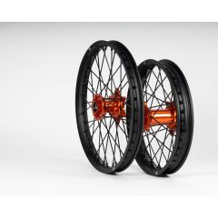 Sixty5 KTM Black/Orange Enduro 1.6-21"/2.50-18" wheel set