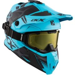 CKX Helmet + Goggles TITAN Climb Mat Light Blue