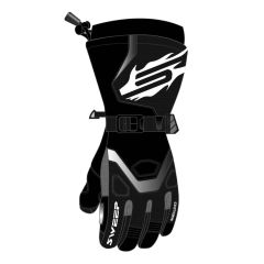 Sweep Recon ladies snowmobile glove, black/white
