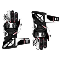 Sweep GP R racing glove, black/white