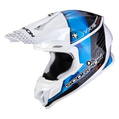 Scorpion MX Helmet VX-16 AIR Gem white/blue