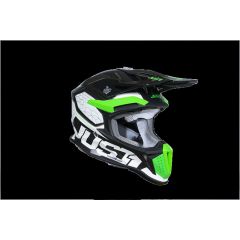 Just1 Helmet J-18 F Hexa Green Fluo/White/Titanium