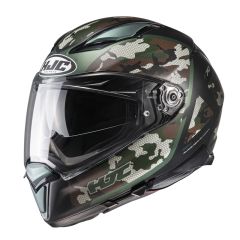 HJC Helmet F70 Katra Camo/Green MC4SF