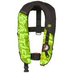 Baltic Mako man inflatable lifejacket UV-yellow 40-150kg