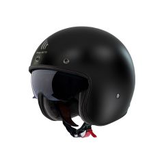 MT Le Mans 2 SV S openface helmet, matt black