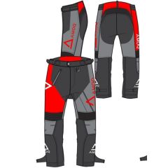 AMOQ Snowcross Pants Black/Red