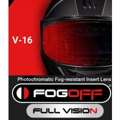 MT Fogoff Photocromatic antifog lens for V-16 visor