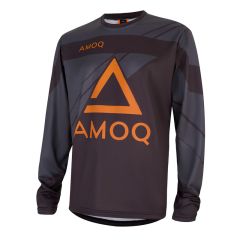 AMOQ Snowcross Jersey Black/Dk Grey/Orange