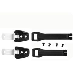 Gianni Falco Alu-plastic buckle straps kit (311), black
