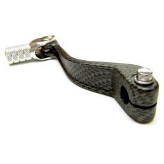 Tec-X Gear pedal, Carbon-style/Silver, Derbi Senda / Aprilia RX,SX 06- / Gilera (306-4023-8)
