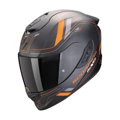 Scorpion Helmet EXO-1400 EVO II AIR Carbon Mirage mattblack/orange