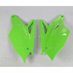 UFO Side number plates KXF450 16- Green 026