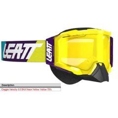 Leatt Goggle Velocity 5.5 SNX Neon Yellow Yellow 70%