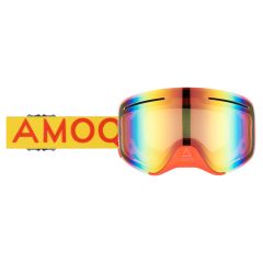 AMOQ Vision Vent+ Magnetic Goggles Yellow/Red - Red Mirror
