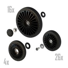 Camso S-Kit - Complete Camso X4S wheels kit 7016-00-6996 ATV