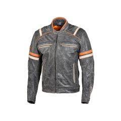 Grand Canyon Bikewear Leather Jacket Colby Big Size Grey