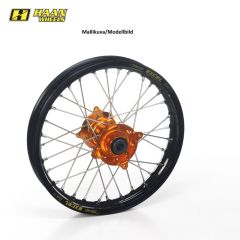 Haan wheel KTM 790 Adv. 19- 18-2,50 BLACK RIM/ORANGE HUB (1 36913/3/10)