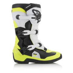 Alpinestars Boot Tech 3s Junior Black/White/Flou Yellow