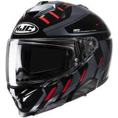 HJC Helmet i71 Simo Black/Gray/Red MC1