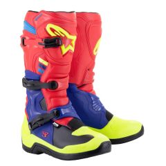 Alpinestars Boot Tech 3 Red/Blue/Yellow Fluo