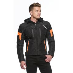 Sweep Hammer 2 waterproof mc jacket, black/orange