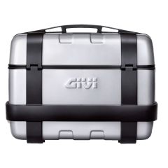 Givi 46 litre top-case black with aluminium finish with top opening (TRK46N)