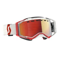 Scott Goggle Prospect Snow Cross LS white/red ls red chrome