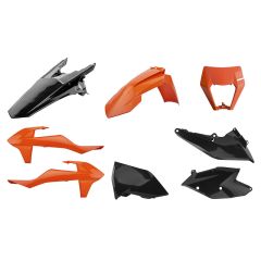 Polisport kit enduro w/ mask EXC/EXCF (17-19) Orange/black