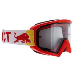 Spect Red Bull Whip MX Goggles Singel lens red clear