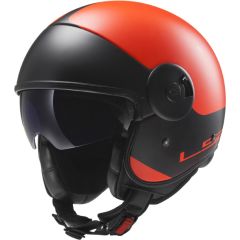 LS2 Helmet OF597 Cabrio Via Matt Orange/Black