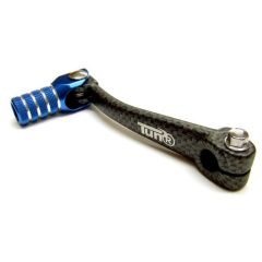 Tec-X Gear pedal, Carbon-style/Blue, Minarelli AM6 (306-4021-4)