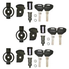 Security Lock key set for 3 cases, including bush and under lock platelets - SL103