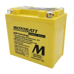 Motobatt battery, MBYZ16H HeavyDuty