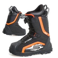 Sweep Snowcore EVO R snowmobile boot, back/orange