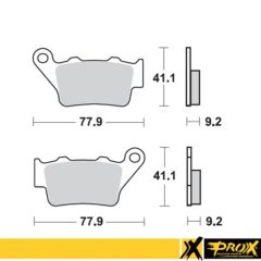 ProX Rear Brake Pad KTM125/200/250 '94-03 - 37.204202