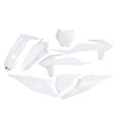 UFO Plastic kit 5-parts KTM SX/SXF125-450 19- White 047