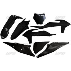 UFO Plastic kit 5-parts KTM SX/SXF125-450 19- Black 001