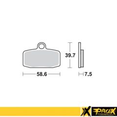 ProX Front Brake Pad KTM85SX '12-20 + Freeride 350 '12-17 - 37.160202