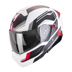 Scorpion Helmet EXO-930 EVO solid mattwhite/red