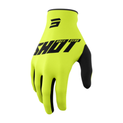 Shot Gloves Burst Neon Yellow