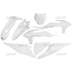 UFO Plastic kit 5-parts KTM SX/SXF125-450 19- White 047